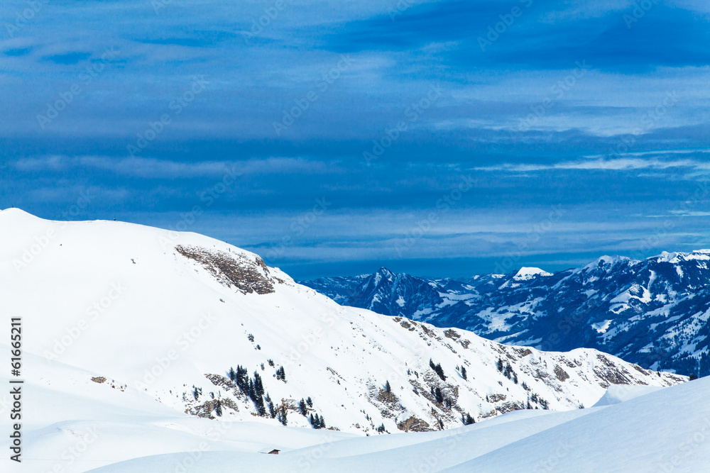 Fototapeta premium top of mountains