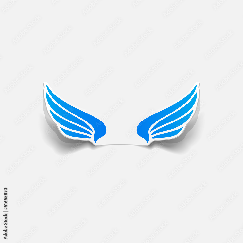 realistic design element: wing
