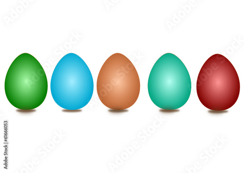 Ostereier, ei, eier, ostern, Vektor