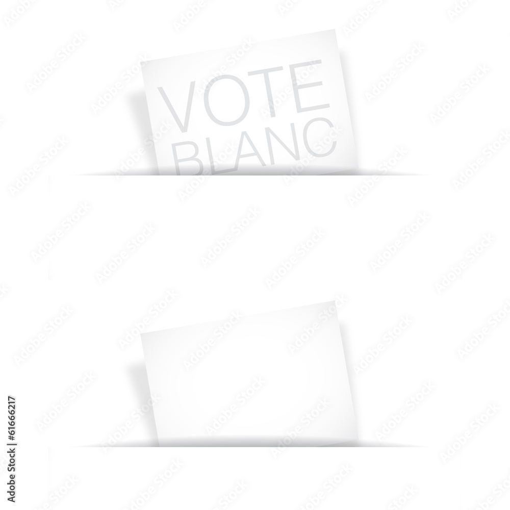 Fototapeta premium Vote blanc