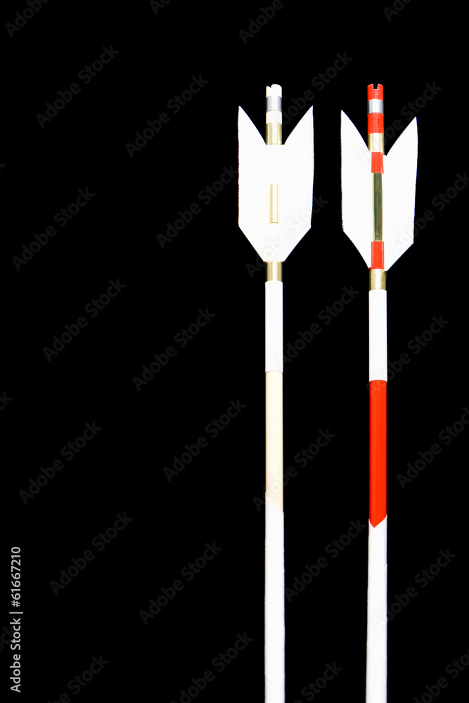 Red and white demon-breaking arrow Red and white demon-breaking arrow