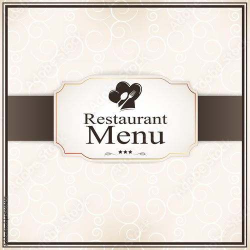 Restaurant menu