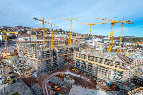 Large construction site