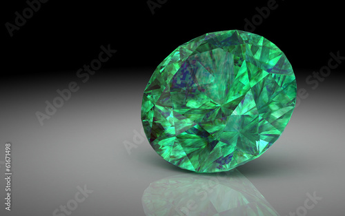 emerald (high resolution 3D image)