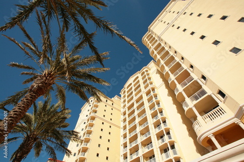 Condos and Apartments with Palm Trees