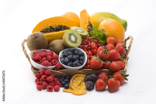 Pile of fresh fruits