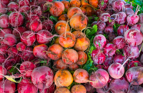 Colorful Beets at the Hollywood Farmer's Market