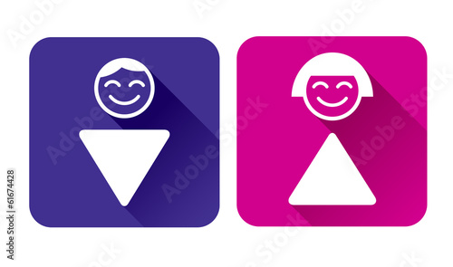 WC Sign. man and woman
