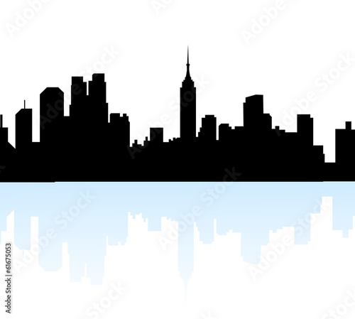 New York Skyline - Vector © samkar