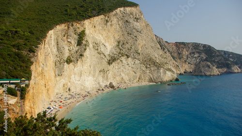 View of Porto Katsiki beach, Lefkada Greece