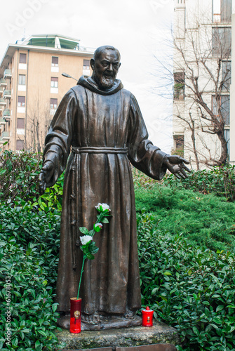 Slika na platnu Statua Padre Pio