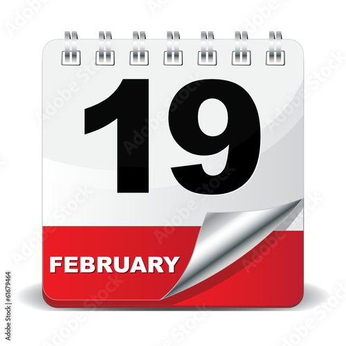 19 FEBRUARY ICON