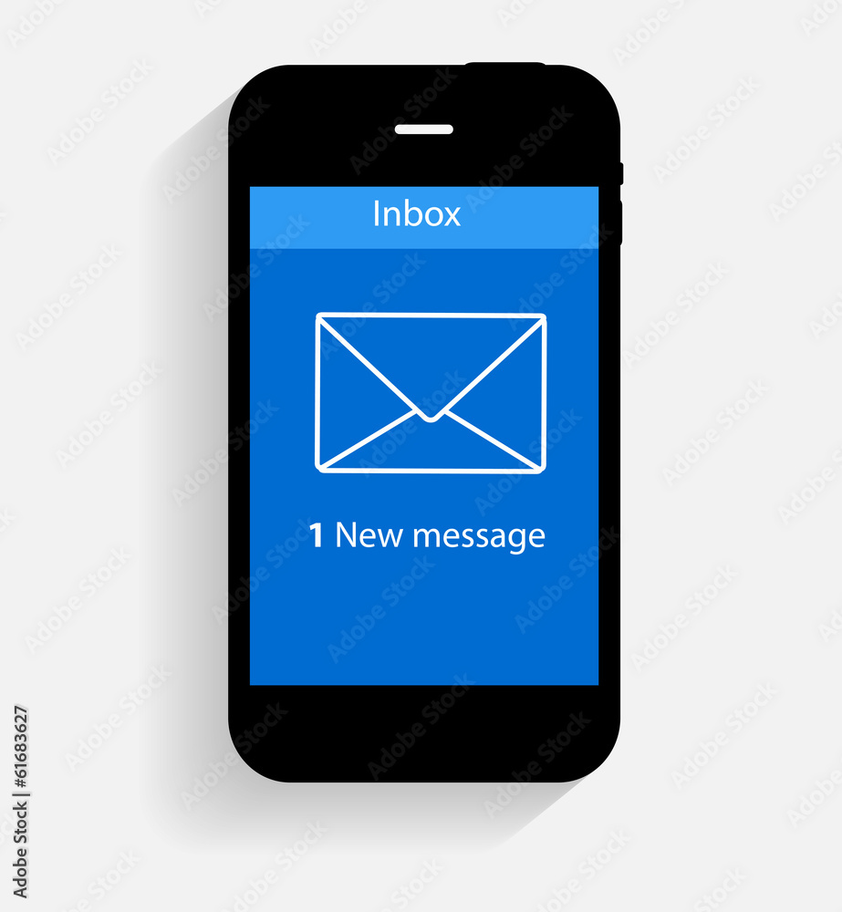 Inbox Mail Flat Concept Vector Illustration Inbox Mail Flat Concept Vector Illustration