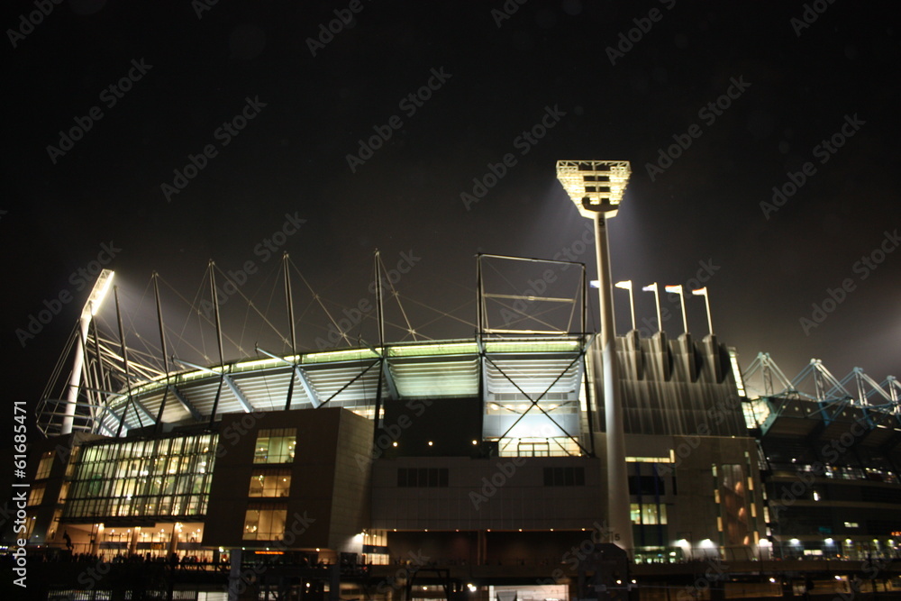 Fototapeta premium Melbourne Cricket Ground at night
