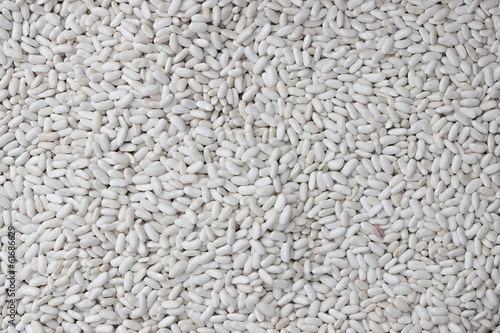 Close up white beans texture