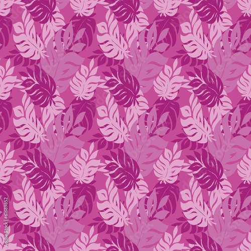 Pink Leaf Seamless texture