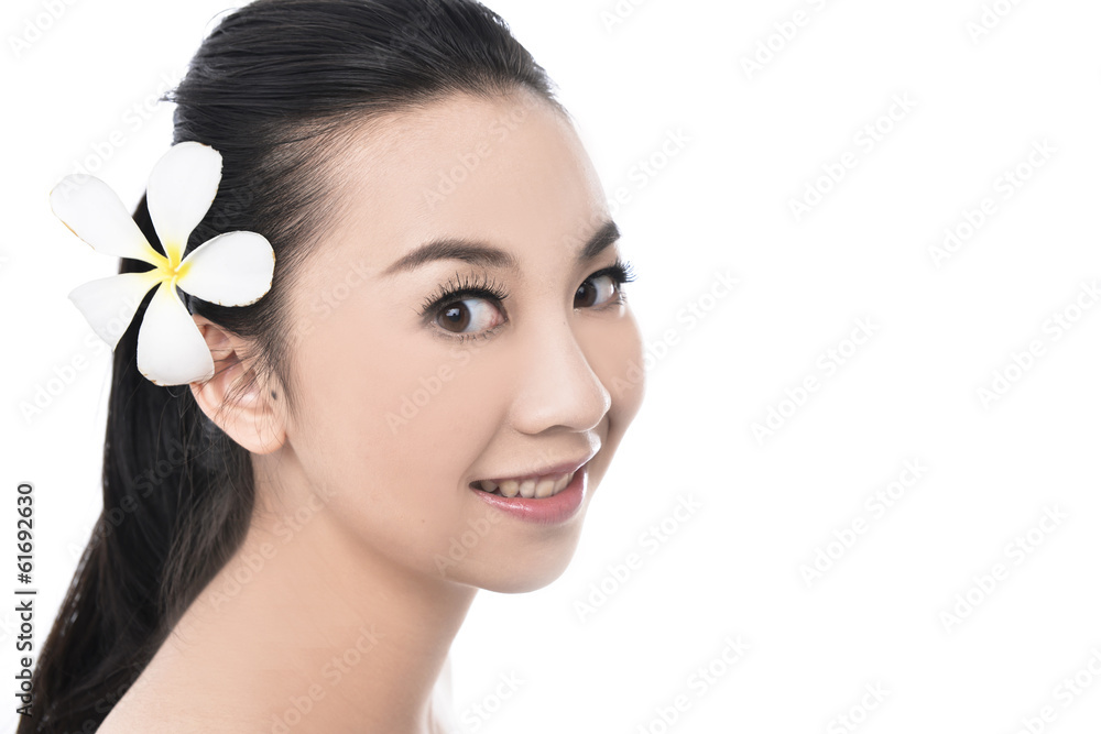Fototapeta premium Spa asian cute Girl's face