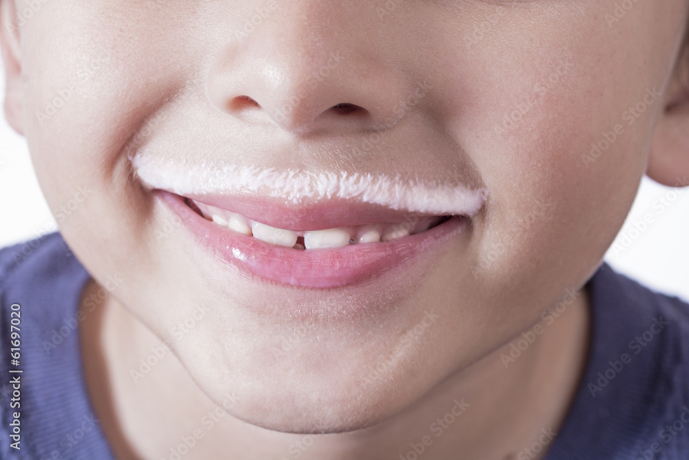 Obraz premium Milk stache