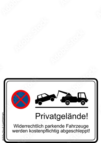 parken verboten
