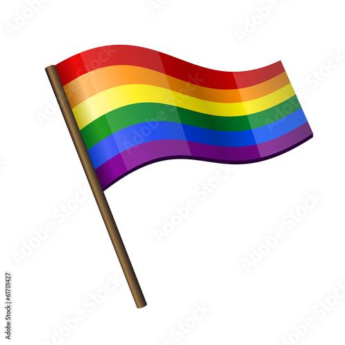 Rainbow Curl Flag Icon