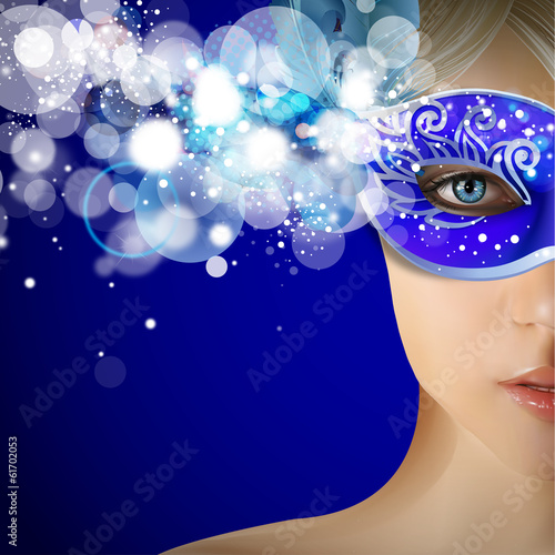 carnevale, maschere, donna