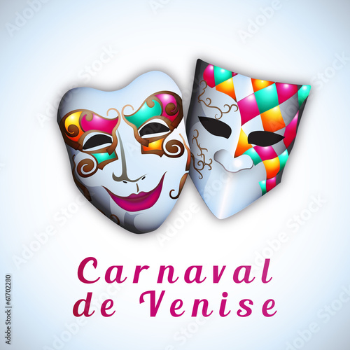 Carnaval de Venise - Illustration vectorielle