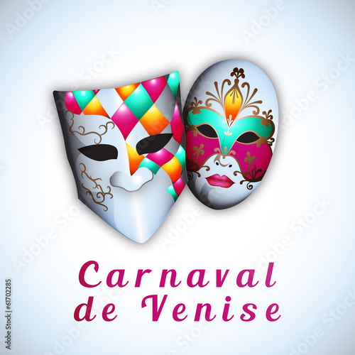 Carnaval de Venise - Illustration vectorielle