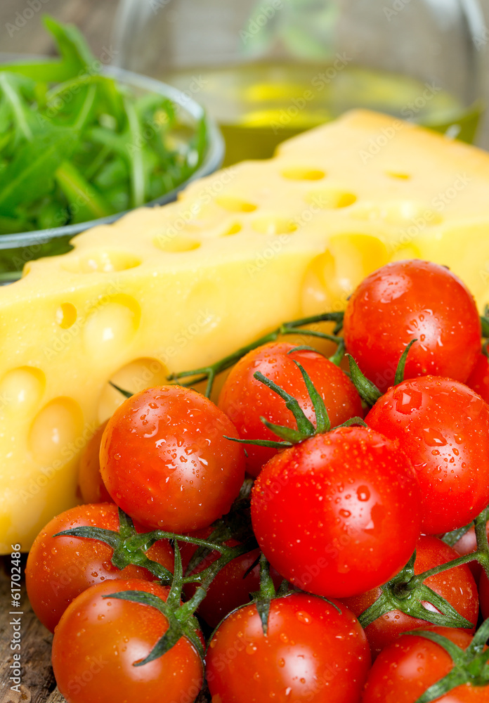 cheese and tomatoes cheese and tomatoes