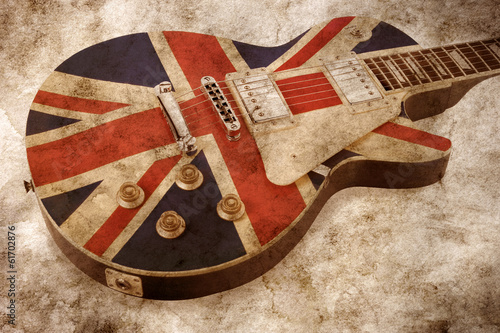 grunge brit pop guitar photo