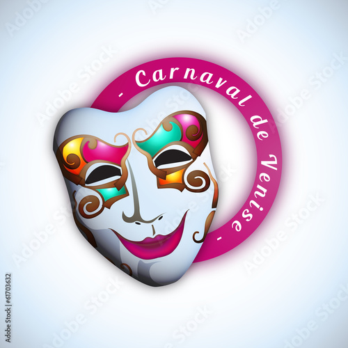 Carnaval de Venise - Illustration vectorielle