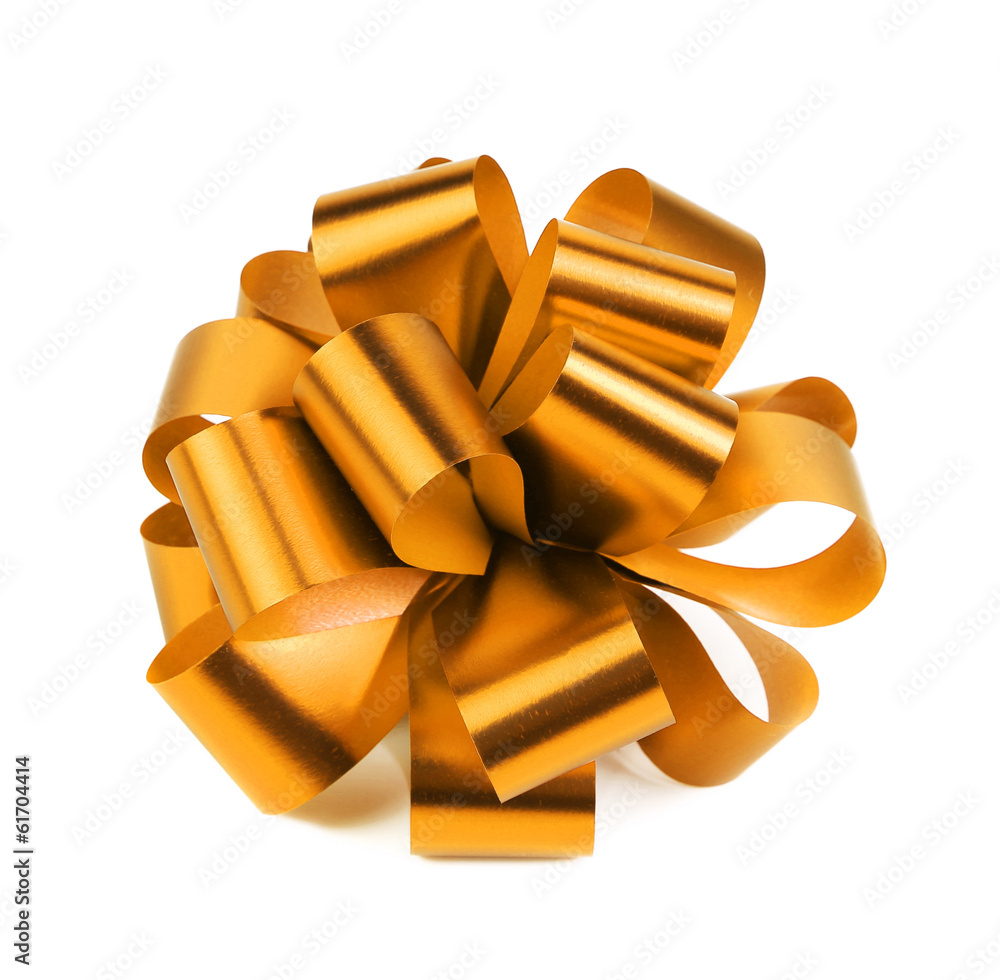 Gold packaging band.