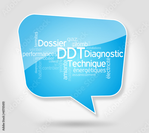 Bulle nuage de mots DDT
