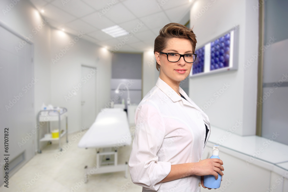 Fototapeta premium young female doctor