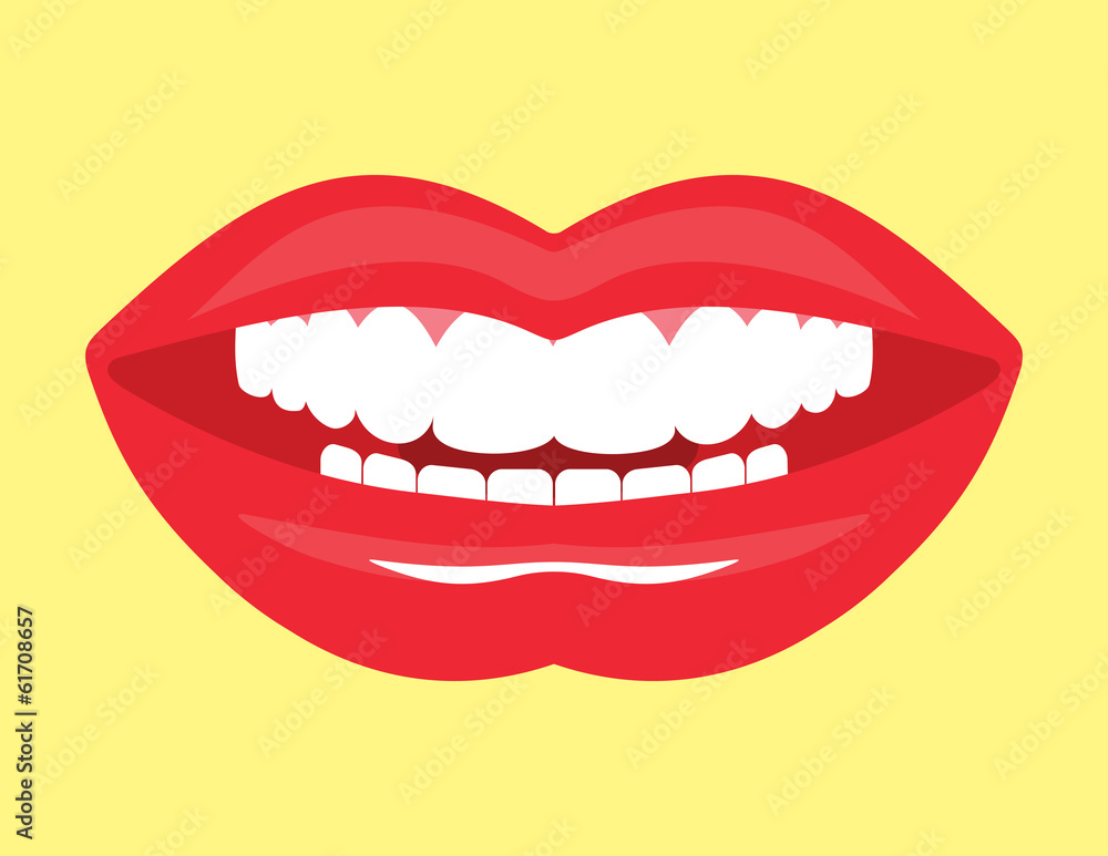 Fototapeta premium Beautiful smile