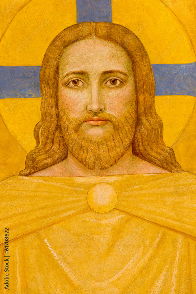 Fototapeta premium Vienna - Jesus Christ fresco in Carmelites church
