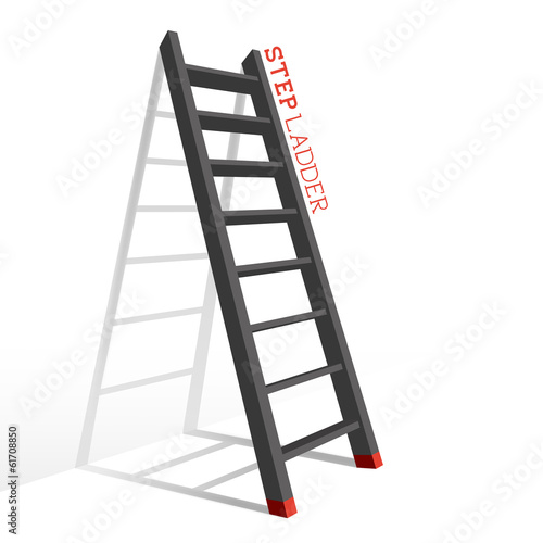 Metal Step Ladder Vector