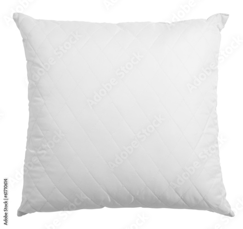 white pillow isolated