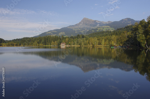 Schwarzsee mit Kitzb  heler Horn