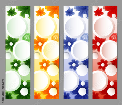 Vector Vertical Banner. Eps 10.