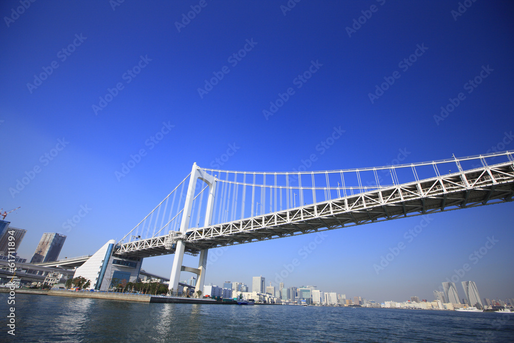 Rainbow Bridge and blue sky