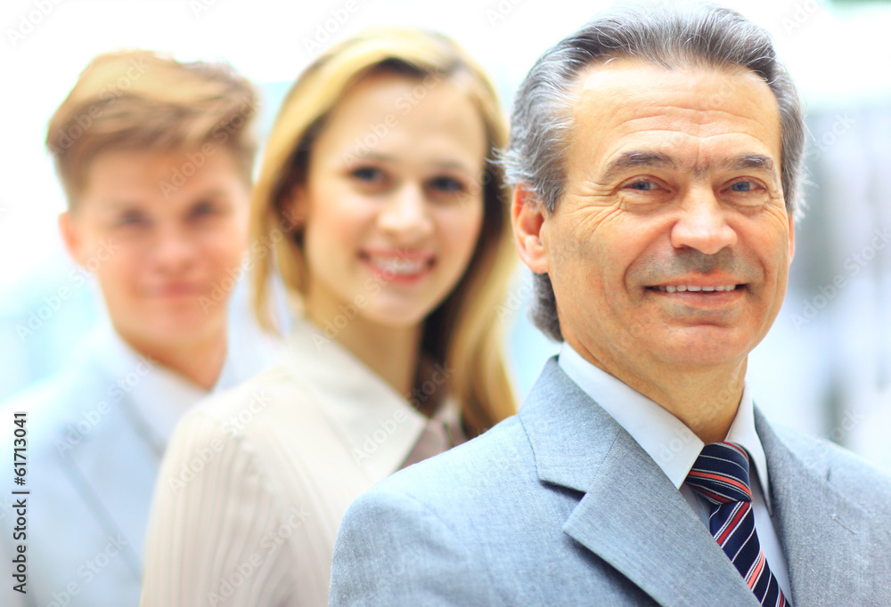 Group portrait of a professional business team Group portrait of a professional business team