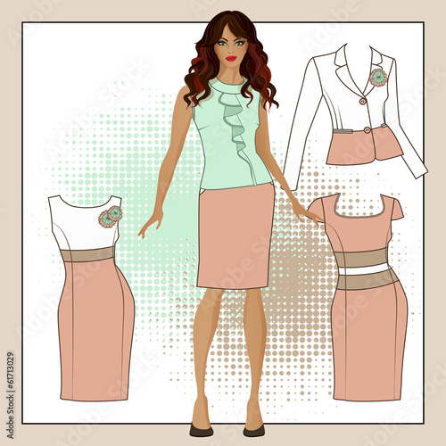 A collection of clothes for girls7