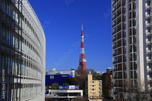 Cityscape of Roppongi and Tokyo Tower