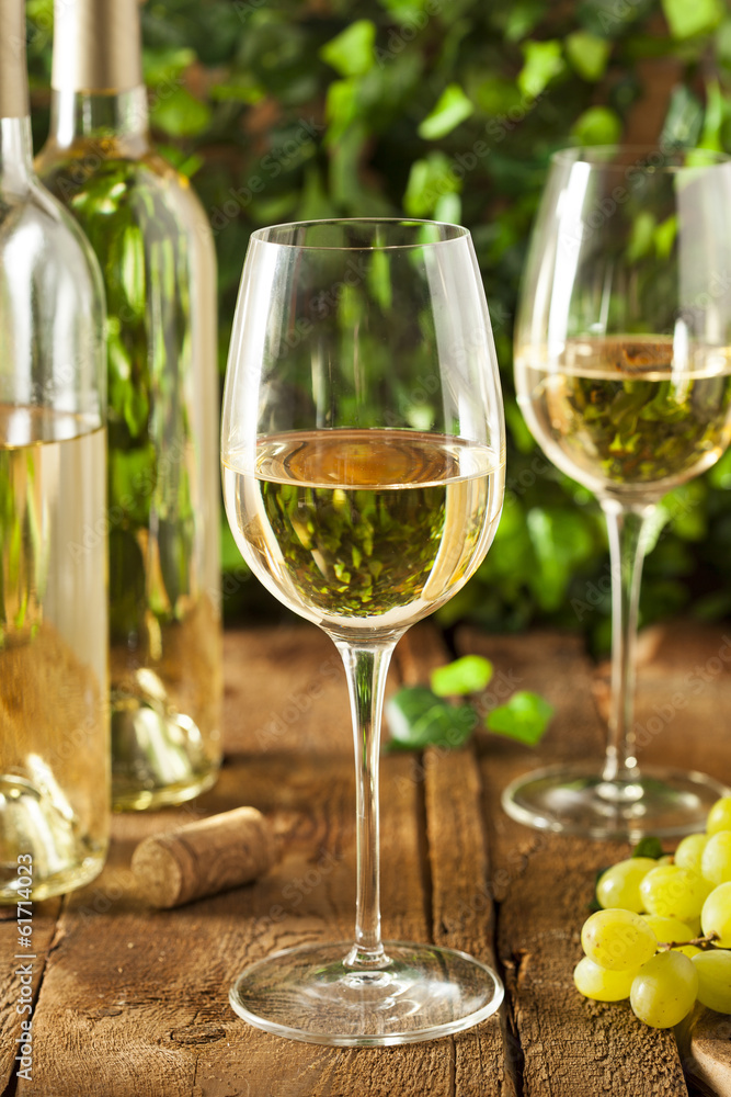 Refreshring White Wine in a Glass