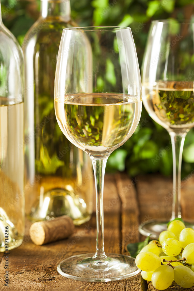 Refreshring White Wine in a Glass Refreshring White Wine in a Glass