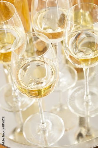 Refreshring White Wine in a Glass