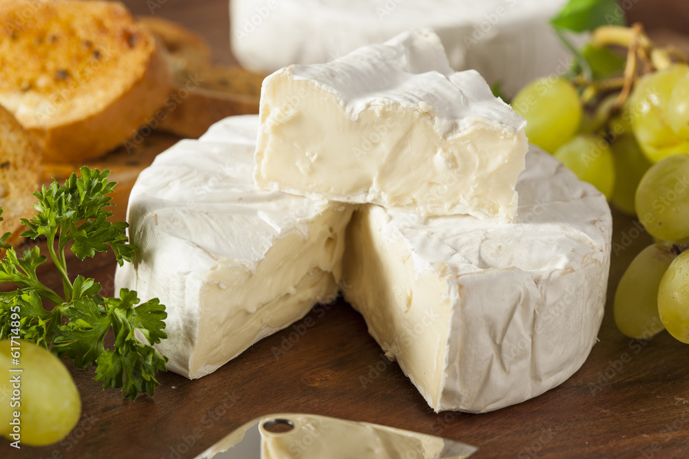 Organic Homemade White Brie Cheese