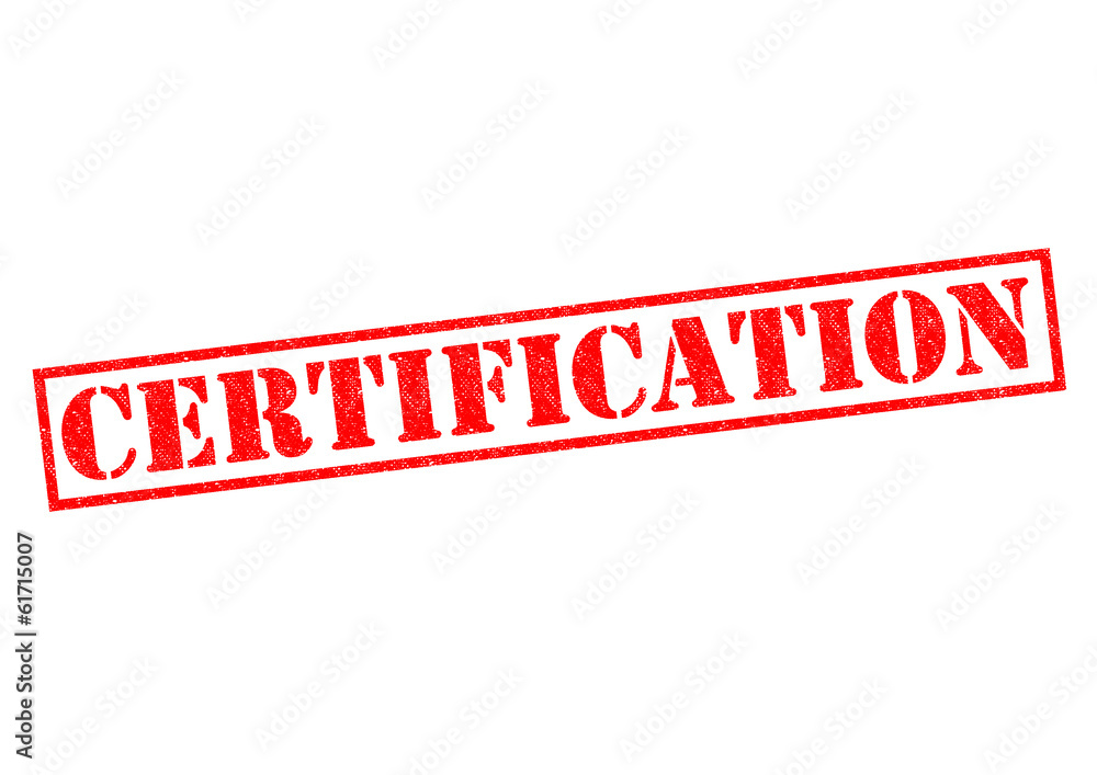 CERTIFICATION
