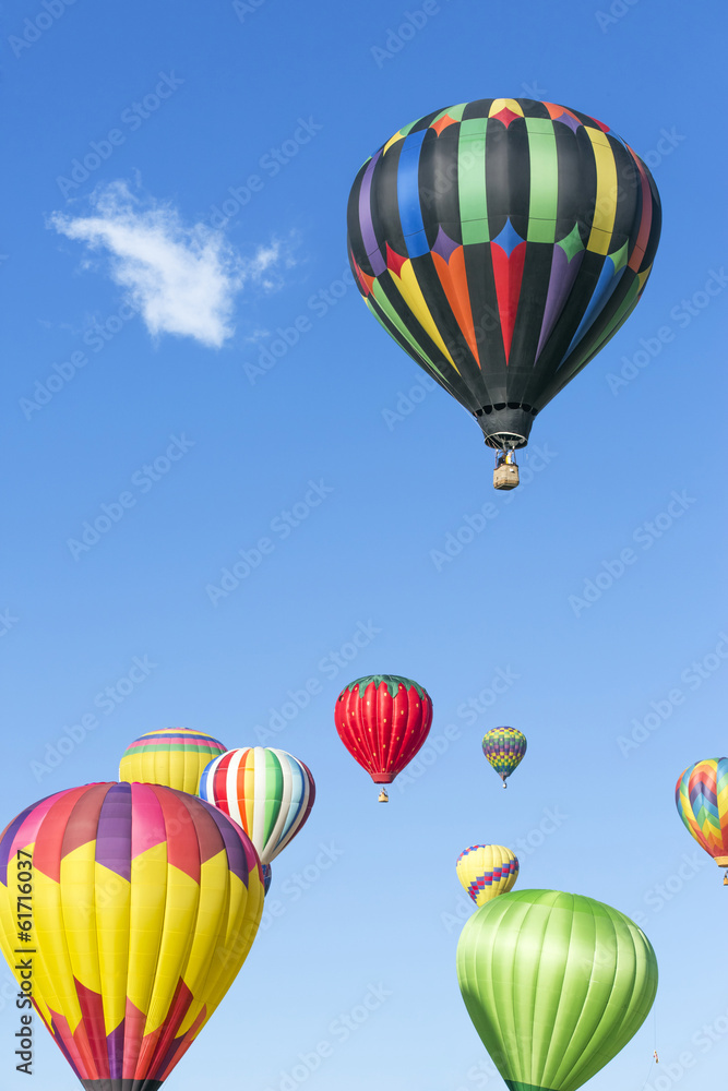 Fototapeta premium Colorful hot air balloons
