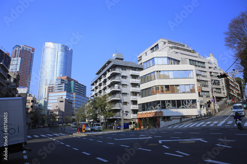 Photography Torii-sakasita crossing and Roppongi